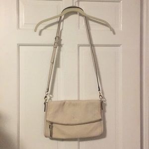 Kate Spade cream leather satchel